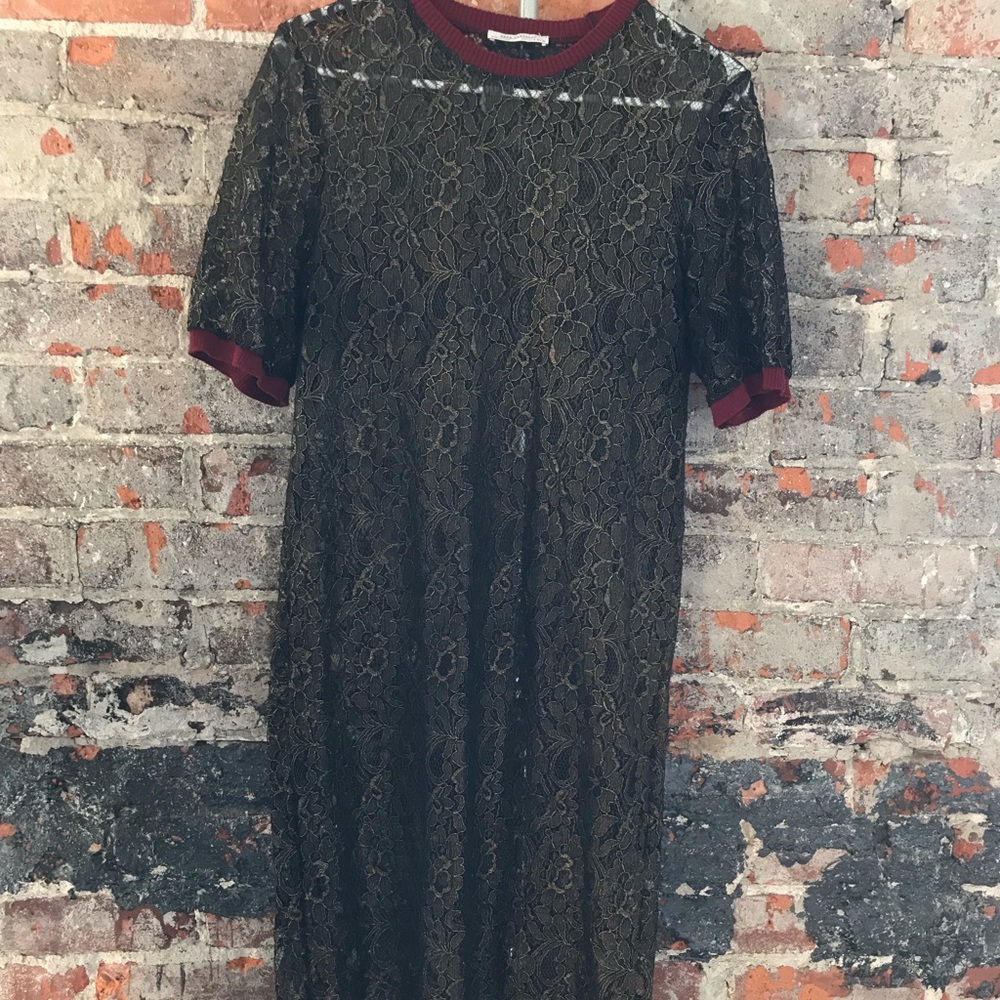 Zara lace midi dress